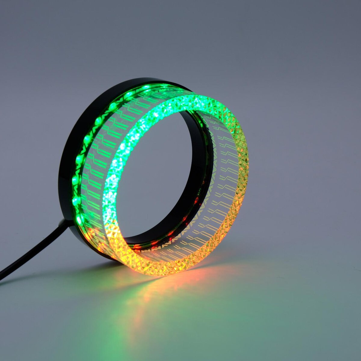 ฝาครอบ 5D Crystal ทรงกลม RGB 2.5/3.0 นิ้ว