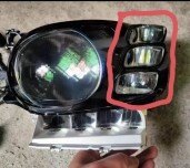 โมดูลคิ้ว Mercedes-Benz S Series W222 (18-20) (DRL)
