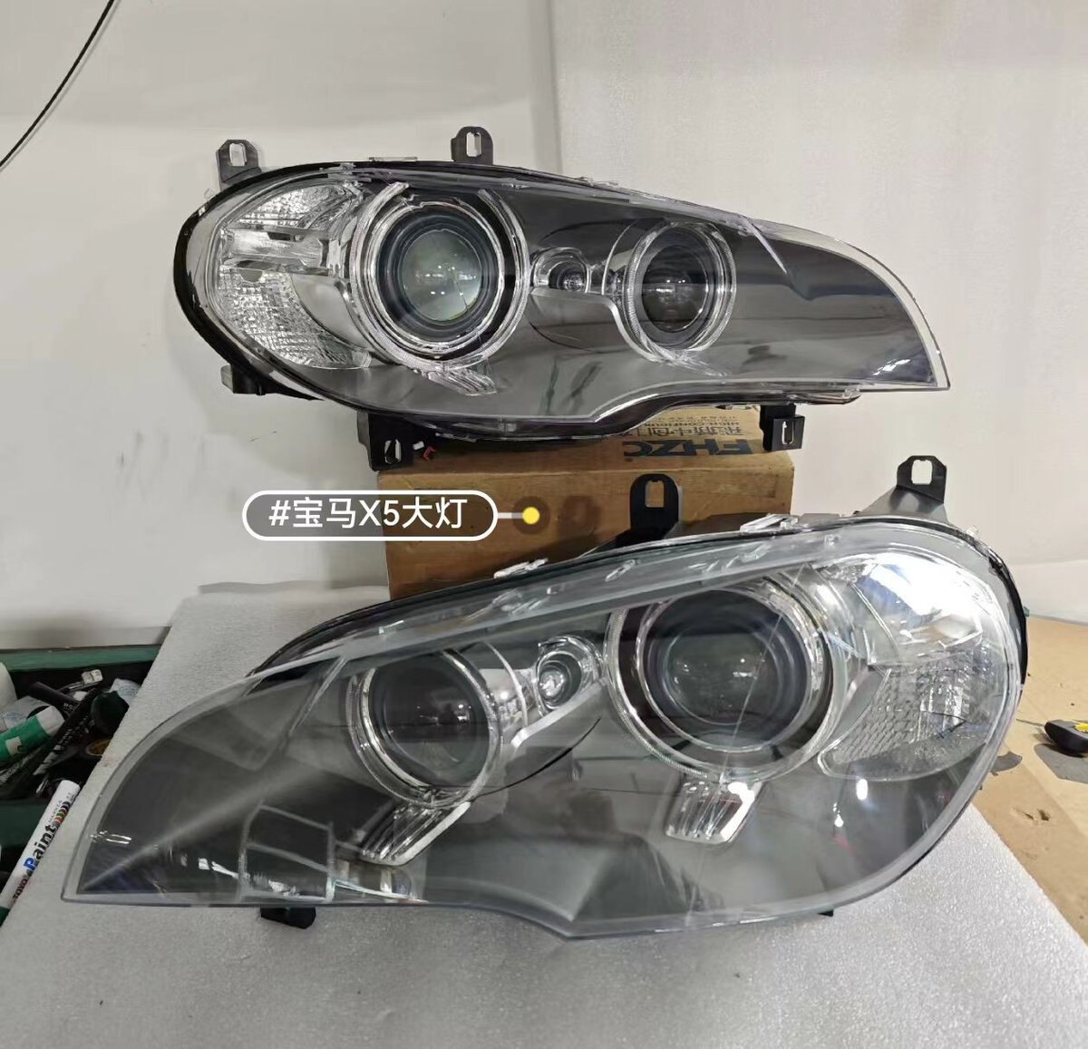 ชุดสายไฟในโคม BMW X5 E70 (11-13) No AFS